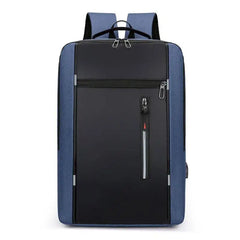 Men’s Waterproof Business Laptop Backpack with USB Port – 15.6 Inch