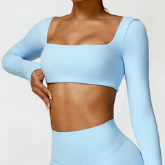 Women’s Quick-Dry Square Neck Gym Top