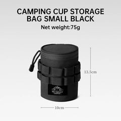 Outdoor Tactical Water Cup Storage Bag – 600D Oxford Cloth Travel Organizer