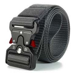 Unisex Tactical Nylon Belt with Quick Release Buckle