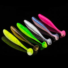 10-Pcs T-Tail Soft Fishing Baits