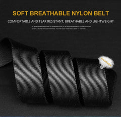 Unisex Tactical Nylon Belt with Quick Release Buckle