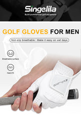 Men’s Golf Gloves – Non-Slip, Breathable, Left Hand