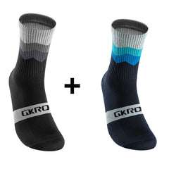 2 Pairs Professional Cycling Socks – Breathable Compression