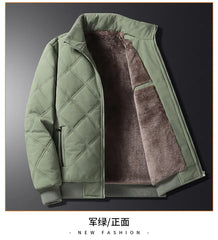 Men’s Thick Winter Cotton-Padded Parka Jacket