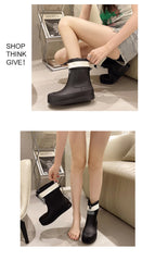 Women’s Waterproof Non-Slip Rain Boots – Soft, Comfortable & Stylish Outdoor Footwear