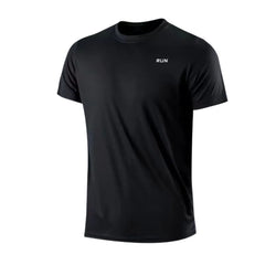 Men’s Ice Silk Quick-Dry T-Shirt – Summer Breathable Outdoor Running Top