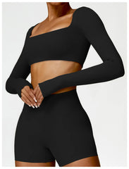 Women’s Quick-Dry Square Neck Gym Top