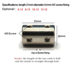 Rigid Shaft Coupling Set for DIY Motors