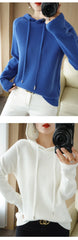 2025 Women’s Knit Hooded Sweater – Warm Autumn/Winter Casual Pullover