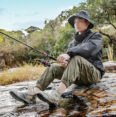 Men’s Camouflage Waterproof Fleece-Lined Rain Boots – Warm Garden Gumboots 2025