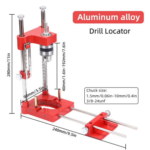 Precision Woodworking Drill Locator & Guide Jig