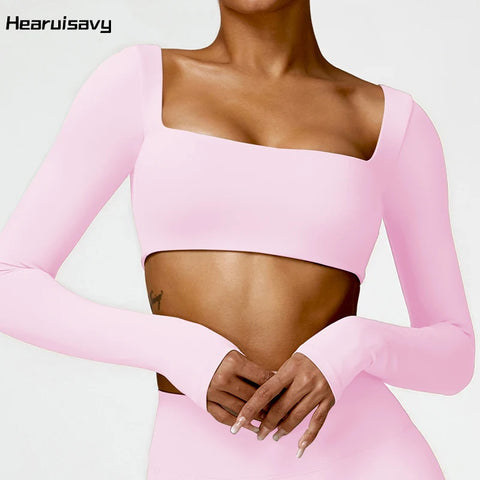 Women’s Quick-Dry Square Neck Gym Top