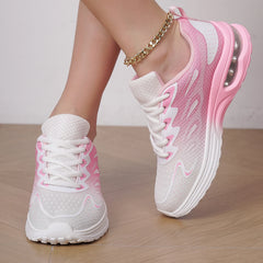 Women’s Air Cushion Sneakers – Breathable Walking Shoes