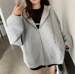 Oversized Women’s Hoodie – Autumn Casual Y2K Streetwear