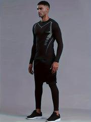 Men’s Quick-Dry Fitness Long-Sleeve Top