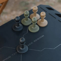 4pcs Camping Tent Poles with Lightning Caps – Durable Canopy Support Set