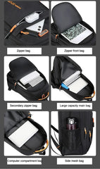 Men’s Waterproof Oxford Business Backpack – Laptop & Travel Bag