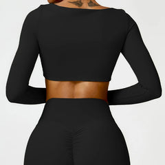 Women’s Quick-Dry Square Neck Gym Top