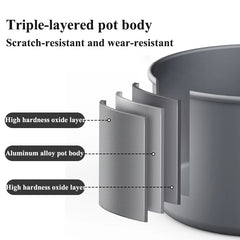 Naturehike Camping Cookware Set – Aluminum Alloy Pot Set for 4–7 People