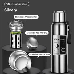 1000ML Stainless Steel Vacuum Thermos Bottle