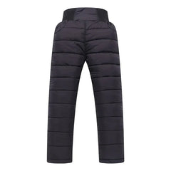 Kids Winter Warm Pants – Cotton-Padded Waterproof Ski Trousers (2–12Y)