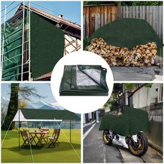 Large Waterproof Camping Tarp – Outdoor Rain Cover & Sun Shelter Canopy