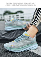 Men & Women Carbon Plate Running Shoes – Lightweight Breathable Athletic Sneakers