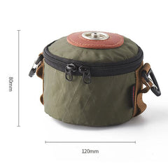 Camping Gas Can Protective Cover – Cotton Linen Anti-Fall Fuel Cylinder Storage Sleeve