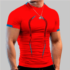 Men’s Summer Quick-Dry Sports T-Shirt – Breathable Training Top