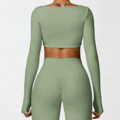 Women’s Quick-Dry Square Neck Gym Top