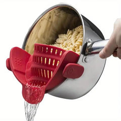 Clip-On Pot Strainer – Adjustable Kitchen Strainer for Pots & Pans