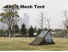 Airy Mesh Ultralight 1-Person Tent – Quick Setup Mosquito-Proof Camping Shelter