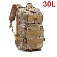 30L/50L Tactical Backpack – MOLLE Outdoor Hiking & Hunting Travel Bag