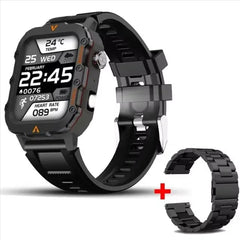 2025 Military Smartwatch 1.73″ – Outdoor Sports Watch with Flashlight