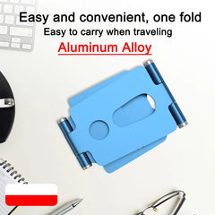 Aluminum Alloy Folding Phone Stand – Portable Desktop Holder for iPhone
