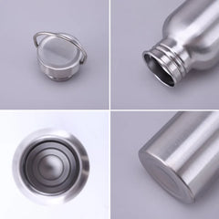 Stainless Steel Water Bottle – 500/750/1000ml Sports Flask