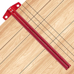 Precision Aluminum T-Ruler – Woodworking Marking & Scribing Gauge