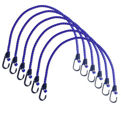 6pcs Elastic Bungee Cord Set – High-Elasticity Tie Down Straps for Camping, Bikes & Cars