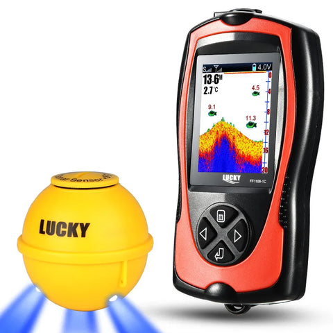 Lucky FF1108-1CWLA Rechargeable Wireless Sonar Fish Finder