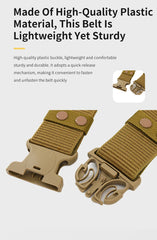 Quick Release Tactical Belt – Men’s Military Combat Outdoor Training Belt