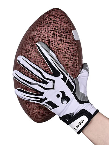 Padded Football Gloves – Adhesive Grip for Indoor & Outdoor Sports