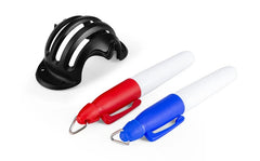 PGM Golf Ball Line Marker Tool with 2 Marker Pens – Alignment & Putting Guide