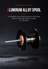 SEASIR Cast X2 7.3:1 Baitcasting Reel – Hybrid Ceramic Bearings & N52 Magnetic Brake