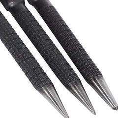 3PCS High-Carbon Steel Center Punch Set – Non-Slip Center Pin for Metal & Wood