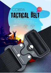 Unisex Tactical Nylon Belt with Quick Release Buckle