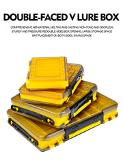 10-Cell Double-Sided Fishing Tackle Box – Durable Bait & Tool Organizer