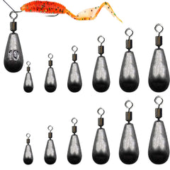 10PCS Fishing Weights Sinker Set – Water Drop Tackle Accessories 3.5g–20g