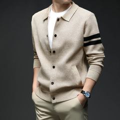 Men’s Knitted Cardigan Sweater Jacket