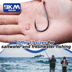 9KM High Carbon Carp Circle Hooks